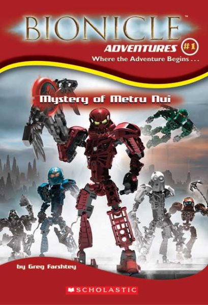 Bionicle Adventures #1: Mystery of Metru Nui cover