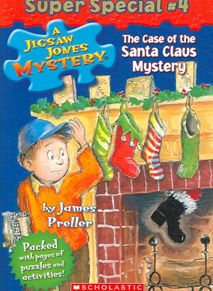 The Case of the Santa Claus Mystery (Jigsaw Jones Mystery Super Special, No. 4) cover