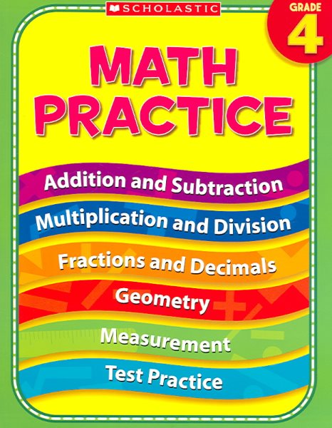 4th Grade Math Practice cover