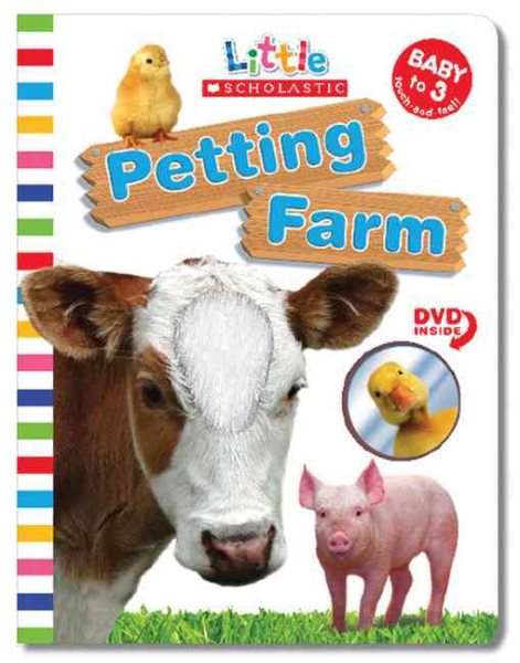 Petting Farm (Little Scholastic; Book & DVD) cover
