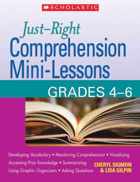 Just-Right Comprehension Mini-Lessons: Grades 46 cover