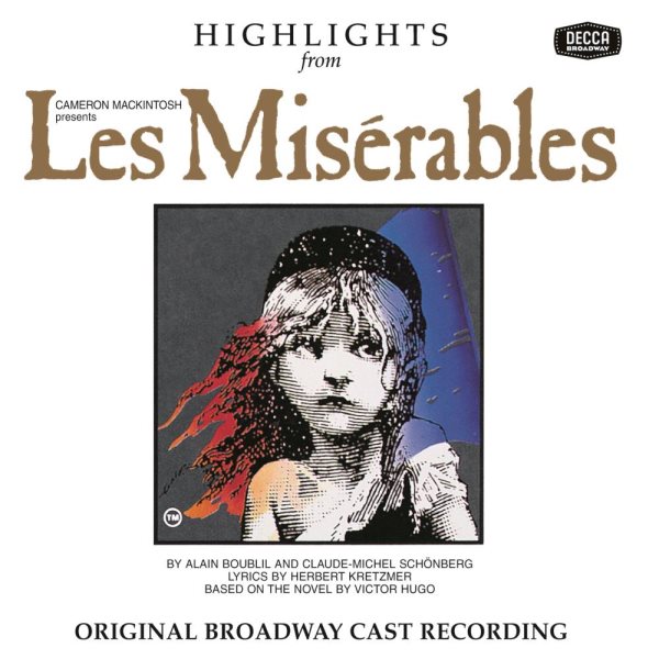 Les Miserables (Highlights from the 1987 Original Broadway Cast) cover