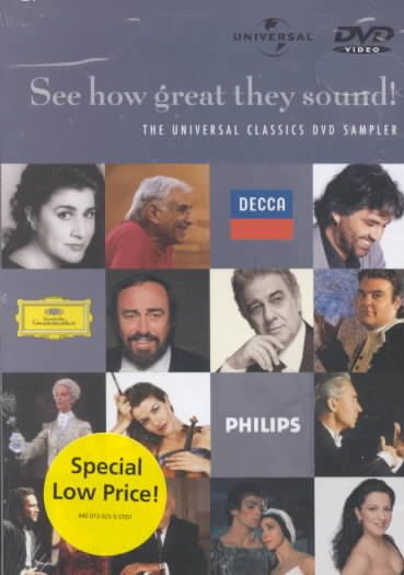 See How Great They Sound - The Universal Classics DVD Sampler cover