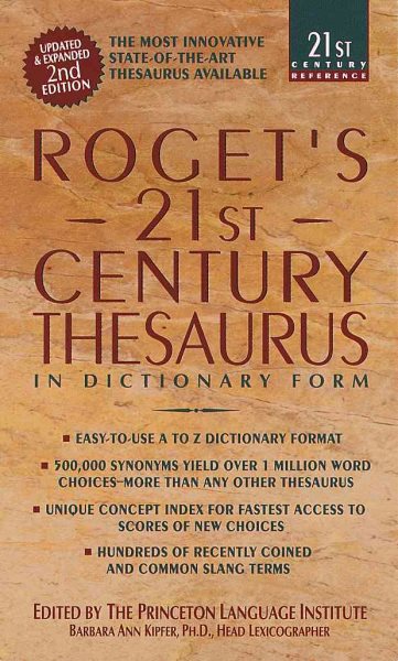 Roget's 21st Century Thesaurus: Updated & Expanded 2nd Edition (21st Century Reference) cover
