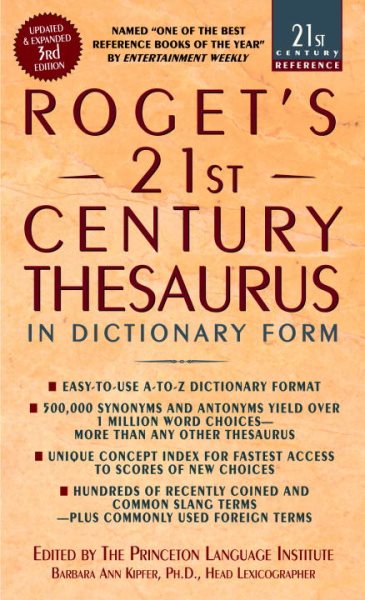 Roget's 21st Century Thesaurus, Third Edition (21st Century Reference) cover