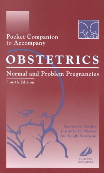 Pocket Companion to Accompany Obstetrics: Normal and Problem Pregnancies, 4e cover