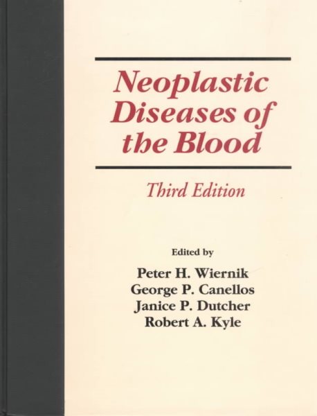 Neoplastic Diseases of the Blood cover