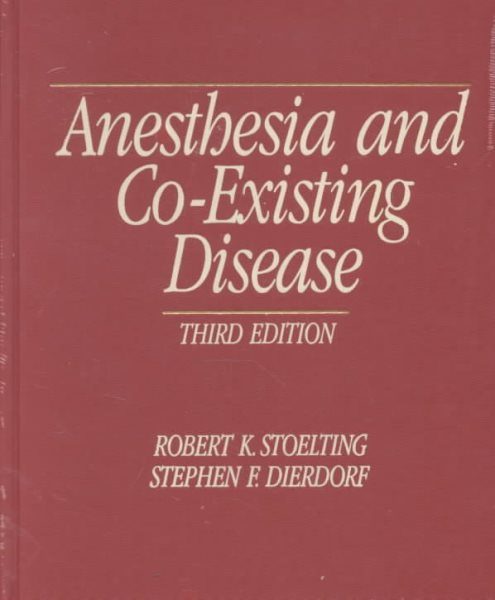 Anesthesia and Co-Existing Disease cover