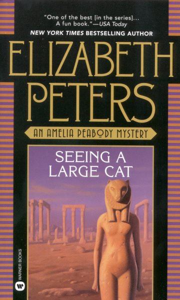 Seeing a Large Cat (Amelia Peabody, Book 9) cover