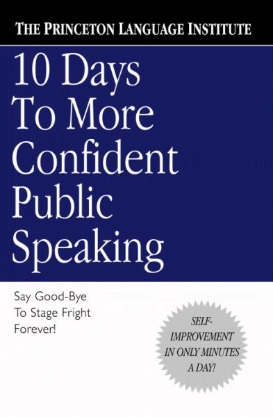 10 Days to More Confident Public Speaking cover