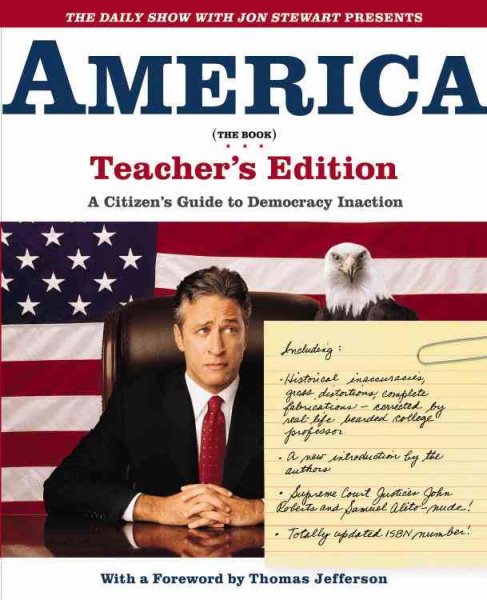 THE DAILY SHOW WITH JON STEWART PRESENTS AMERICA (THE BOOK): A Citizen's Guide to Democracy Inaction cover