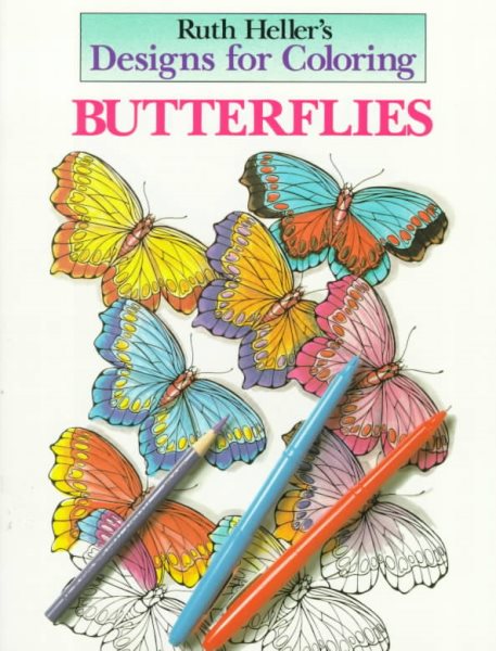 Designs for Coloring: Butterflies cover