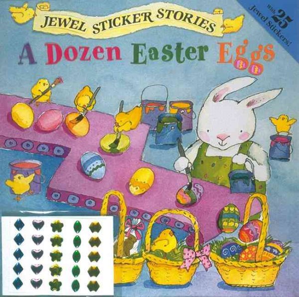 A Dozen Easter Eggs (Jewel Sticker Stories) cover