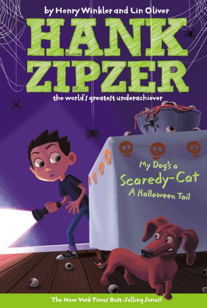 My Dog's a Scaredy-Cat #10: A Halloween Tail (Hank Zipzer) cover