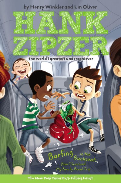 Barfing in the Backseat #12: How I Survived My Family Road Trip (Hank Zipzer) cover