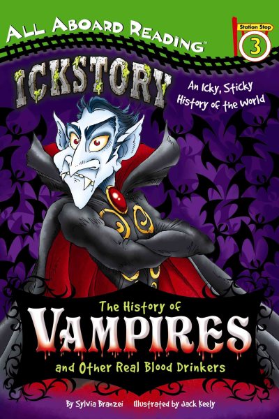The History of Vampires and Other Real Blood Drinkers (All Aboard Reading) cover
