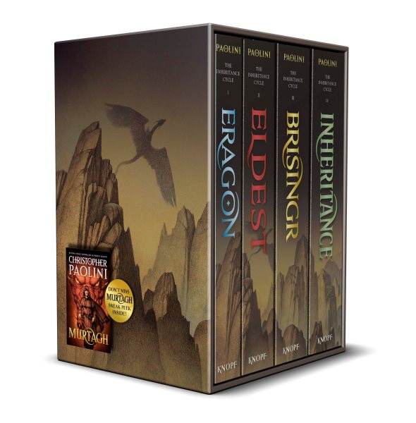 The Inheritance Cycle 4-Book Trade Paperback Boxed Set: Eragon; Eldest; Brisingr; Inheritance cover