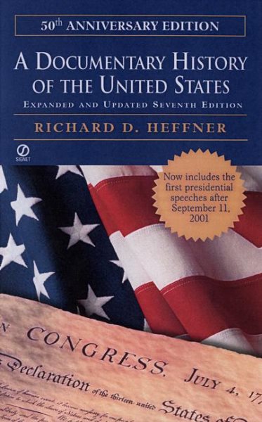 A Documentary History of the United States: (Seventh Revised Edition) cover