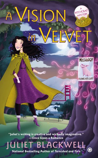 A Vision in Velvet (Witchcraft Mystery) cover