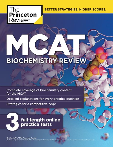 MCAT Biochemistry Review (Graduate School Test Preparation) cover