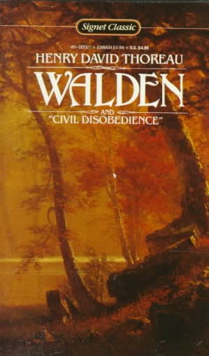 Walden and On the Duty of Civil Disobedience cover