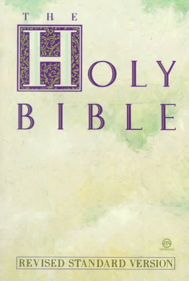 Holy Bible, Revised Standard Version cover