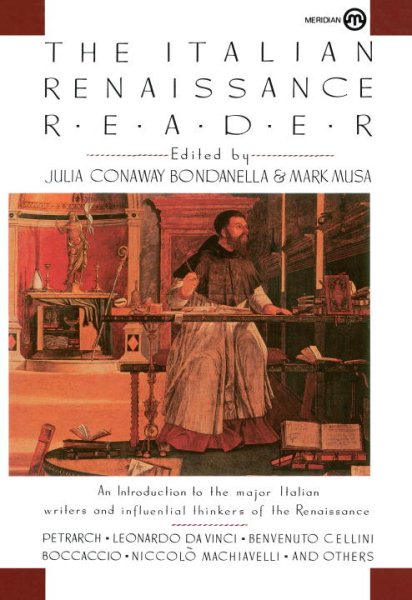 The Italian Renaissance Reader (Meridian S) cover