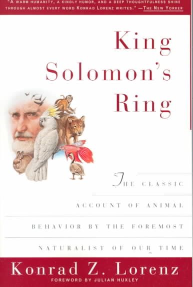 King Solomon's Ring: New Light on Animals' Ways cover