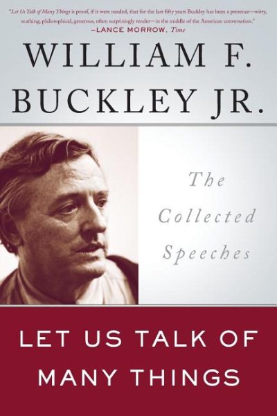 Let Us Talk of Many Things: The Collected Speeches cover
