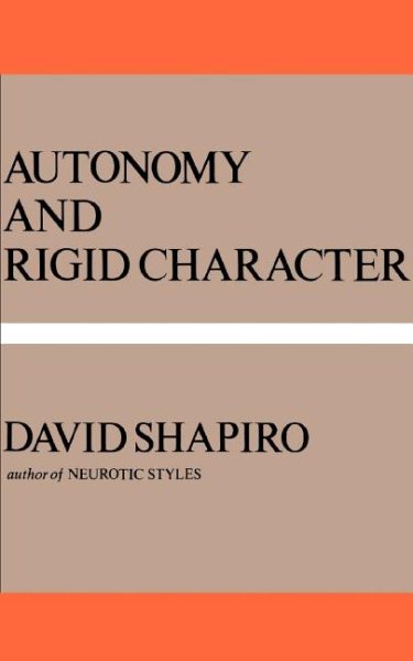 Autonomy And Rigid Character cover