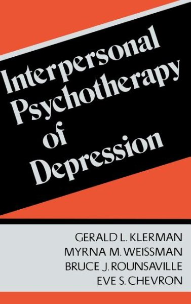 Interpersonal Psychotherapy Of Depression cover