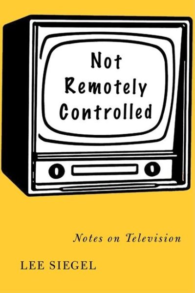 Not Remotely Controlled: Notes on Television cover