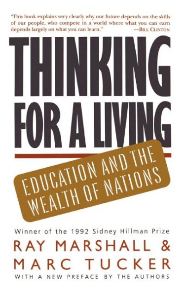 Thinking For A Living: Education And The Wealth Of Nations cover