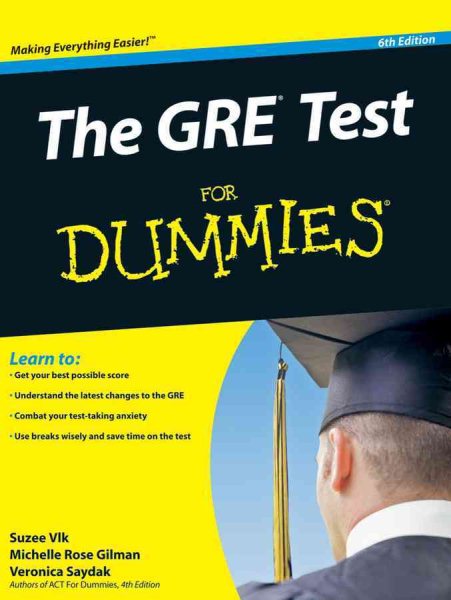 The GRE Test For Dummies cover