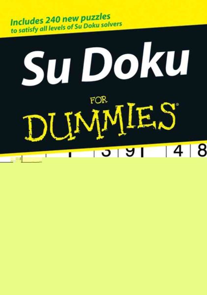 Su Doku for Dummies cover