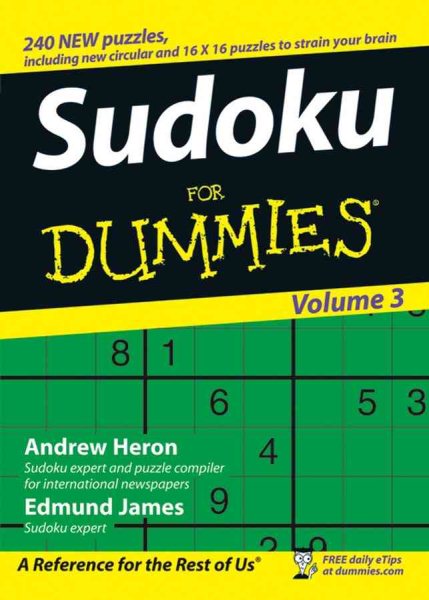 Sudoku For Dummies, Volume 3 cover