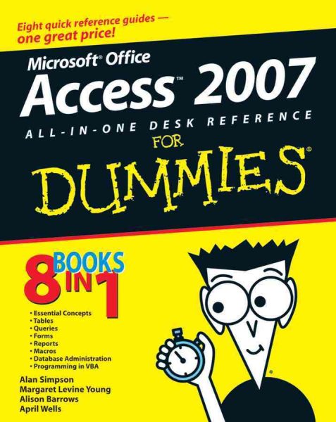 Access 2007 All-in-One Desk Reference For Dummies cover