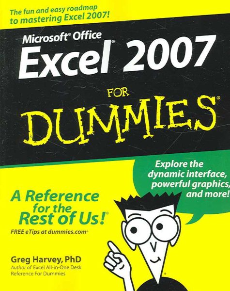Excel 2007 For Dummies cover