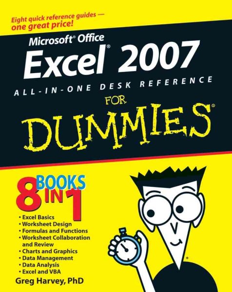 Excel 2007 All-In-One Desk Reference For Dummies cover