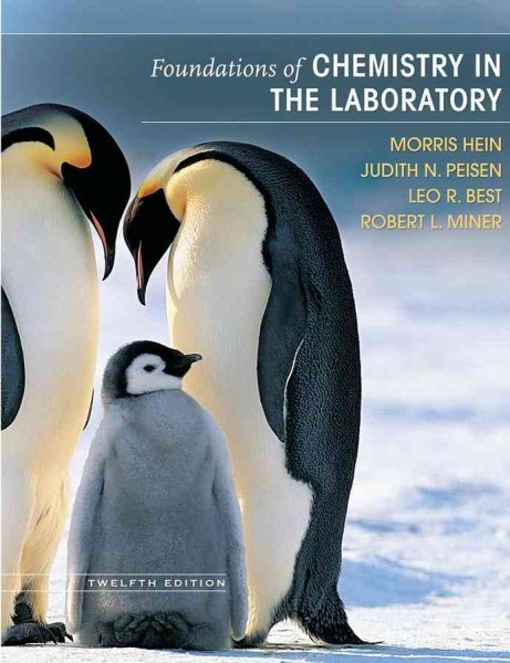 Foundations of Chemistry in the Laboratory cover