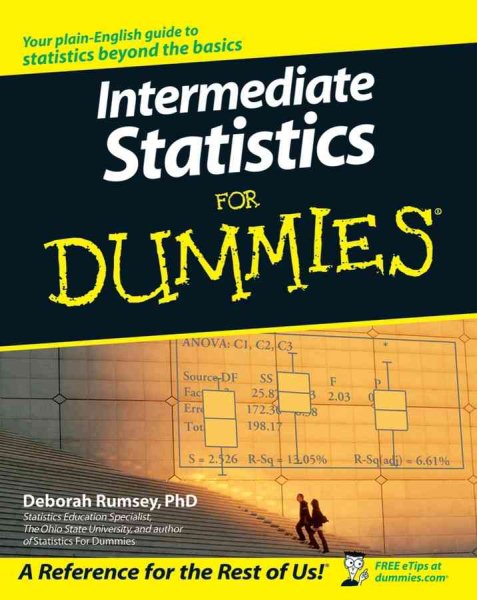 Intermediate Statistics For Dummies cover