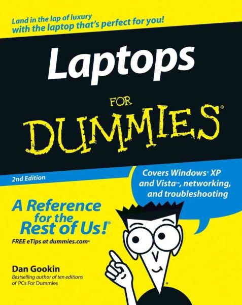 Laptops For Dummies cover