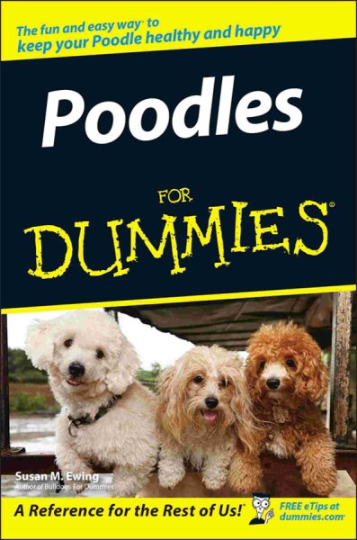 Poodles For Dummies cover