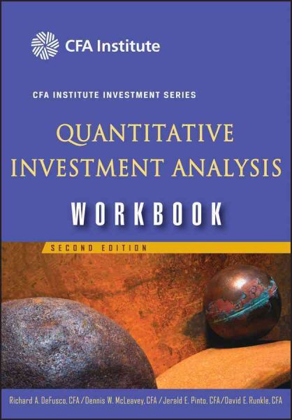 Quantitative Investment Analysis Workbook cover