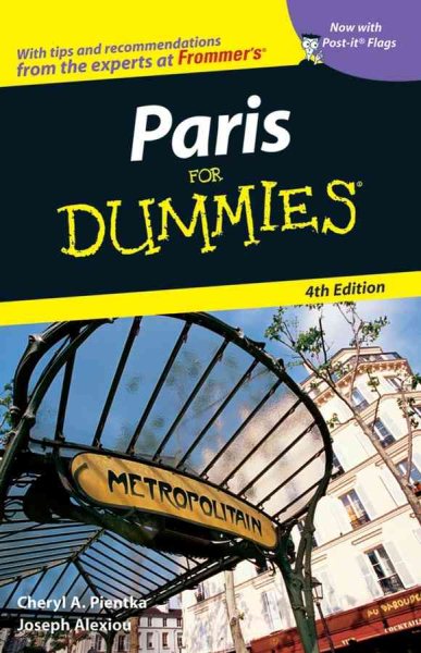 Paris For Dummies (Dummies Travel) cover