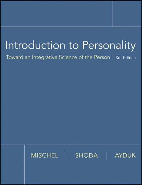 Introduction to Personality: Toward an Integrative Science of the Person cover