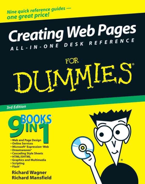 Creating Web Pages All-in-One Desk Reference For Dummies cover