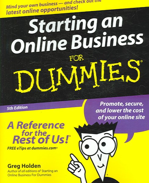 Starting an Online Business For Dummies cover