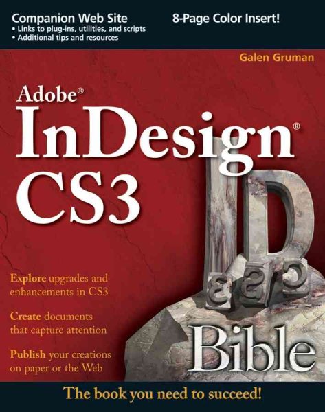 Adobe InDesign CS3 Bible cover