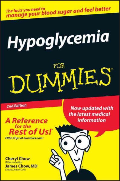 Hypoglycemia For Dummies cover